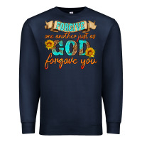 Navy forgive one another just as god forgave you Premium Sweatshirt - HRA Design Shop