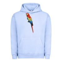 Pigment Grape Ice Scarlet Macaw Parrot Urban Hoodie - LillyAllenDesigns