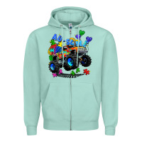 Seafoam monster truck au some Zipper Hoodie - Zillion Design Studio