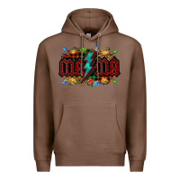 Chestnut lightning bolt mama christmas Premium Hoodie - Jasminsmagicworld