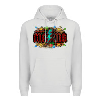 Dove Grey lightning bolt mama christmas Premium Hoodie - Jasminsmagicworld