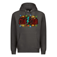 Smoke lightning bolt mama christmas Premium Hoodie - Jasminsmagicworld