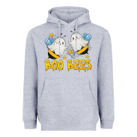 Heather Grey Boo Bees Heavyweight Hoodie - texasbilliewilder