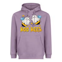 Lavender Boo Bees Heavyweight Hoodie - texasbilliewilder