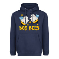 Navy Boo Bees Heavyweight Hoodie - texasbilliewilder