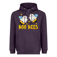 Plum Boo Bees Heavyweight Hoodie - texasbilliewilder