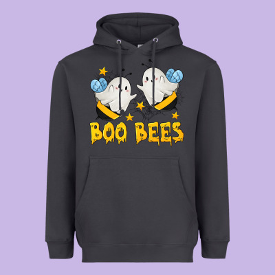 Boo Bees Heavyweight Hoodie Designed By Texasbilliewilder