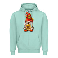 Seafoam western gnome with sunflowers Zipper Hoodie - texasbilliewilder