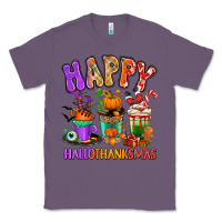 Lavender Happy Hallothanksmas coffee cups Classic Tee - RanaPortraitStore
