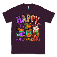 Plum Happy Hallothanksmas coffee cups Classic Tee - RanaPortraitStore