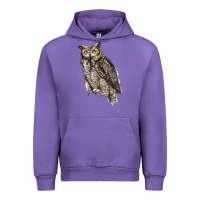 Tulip Great Horned Owl Urban Hoodie - LillyAllenDesigns