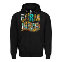 Black western farm babe Zipper Hoodie - texasbilliewilder
