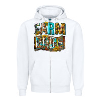White western farm babe Zipper Hoodie - texasbilliewilder