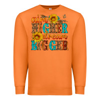 Carrot aim higher dream bigger Premium Sweatshirt - HRA Design Shop