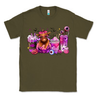 Army Green Halloween Heifer coffee cups Classic Tee - RanaPortraitStore