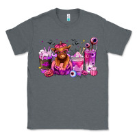 Charcoal Heather Halloween Heifer coffee cups Classic Tee - RanaPortraitStore