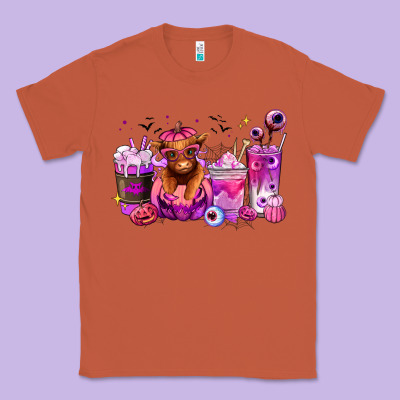 Halloween Heifer Coffee Cups Classic Tee Designed By Ranaportraitstore