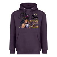 Plum Black Witch Vibes Heavyweight Hoodie - texasbilliewilder
