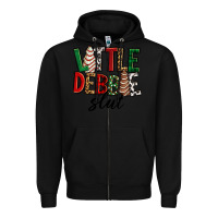 Black Little debbie slut Christmas Zipper Hoodie - RanaPortraitStore