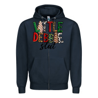 Navy Little debbie slut Christmas Zipper Hoodie - RanaPortraitStore