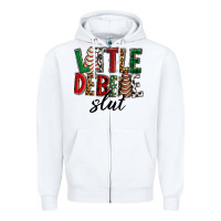 White Little debbie slut Christmas Zipper Hoodie - RanaPortraitStore