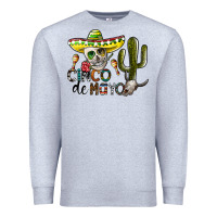 Heather Grey cinco de mayo Premium Sweatshirt - SublimationCraftShop