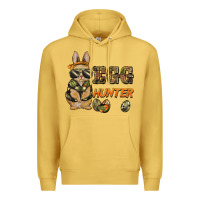 Antique Gold easter egg hunter rabbit bunny Premium Hoodie - BarkalooDesign