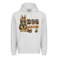 Dove Grey easter egg hunter rabbit bunny Premium Hoodie - BarkalooDesign