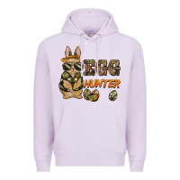 Lilac easter egg hunter rabbit bunny Premium Hoodie - BarkalooDesign
