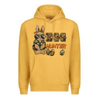 Mustard easter egg hunter rabbit bunny Premium Hoodie - BarkalooDesign