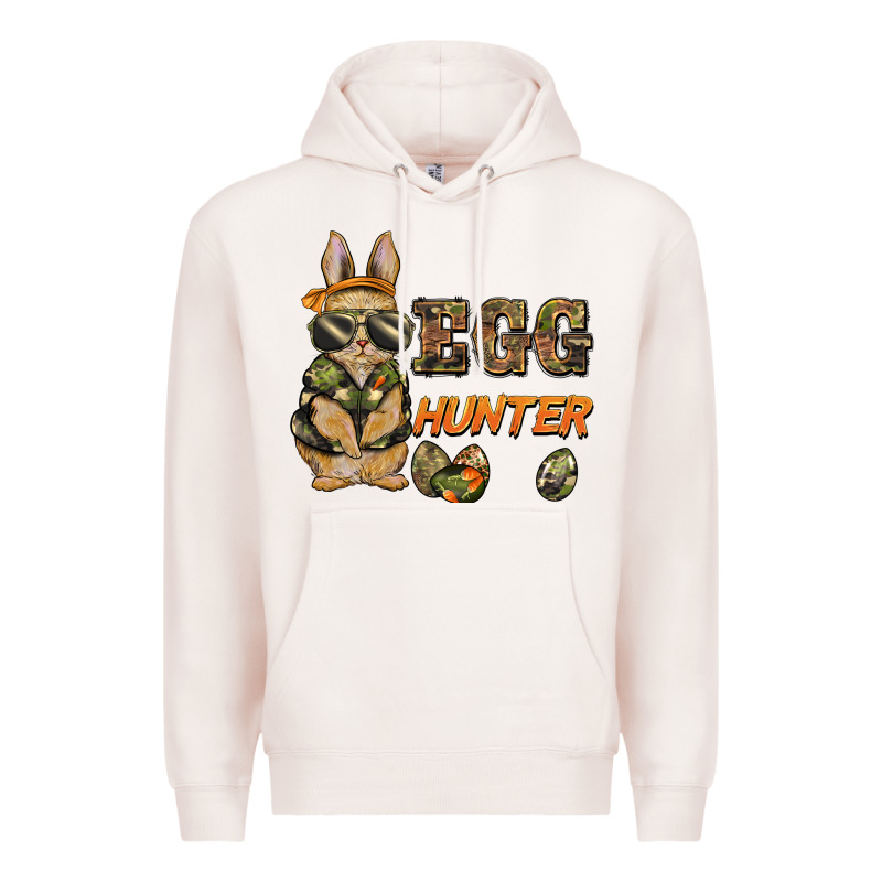 Easter Egg Hunter Rabbit Bunny Premium Hoodie by BarkalooDesign | Teevron