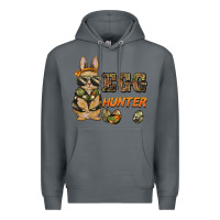 Rock easter egg hunter rabbit bunny Premium Hoodie - BarkalooDesign