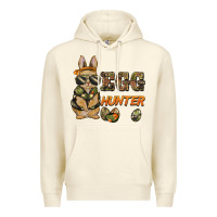 Sandshell easter egg hunter rabbit bunny Premium Hoodie - BarkalooDesign