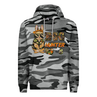 Slate Camo easter egg hunter rabbit bunny Premium Hoodie - BarkalooDesign