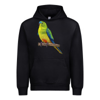 Black Neophema Parrot Urban Hoodie - LillyAllenDesigns