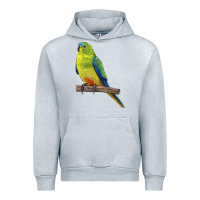 Heather Grey Neophema Parrot Urban Hoodie - LillyAllenDesigns