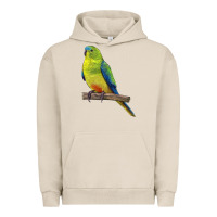 Pigment French Oak Neophema Parrot Urban Hoodie - LillyAllenDesigns