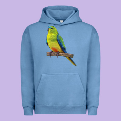 Neophema Parrot Urban Hoodie Designed By Lillyallendesigns