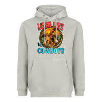 Moon Dust long live the cowboys Heavyweight Hoodie - Zillion Design Studio