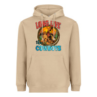 Mushroom long live the cowboys Heavyweight Hoodie - Zillion Design Studio
