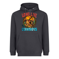 Smoke long live the cowboys Heavyweight Hoodie - Zillion Design Studio