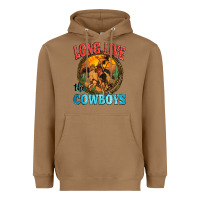 Toasted Coconut long live the cowboys Heavyweight Hoodie - Zillion Design Studio