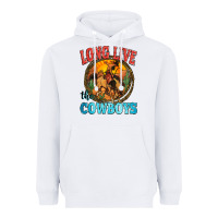 White long live the cowboys Heavyweight Hoodie - Zillion Design Studio