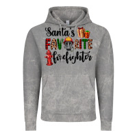 Cloud Rock santa's favorite firefighter Vintage Hoodie - AdoDesignShop