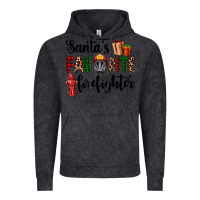 Vintage Black santa's favorite firefighter Vintage Hoodie - AdoDesignShop