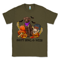 Army Green Happy Howl-o-ween Classic Tee - RanaPortraitStore