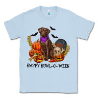 Dusty Blue Happy Howl-o-ween Classic Tee - RanaPortraitStore