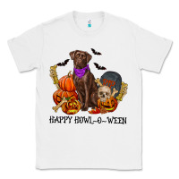 White Happy Howl-o-ween Classic Tee - RanaPortraitStore