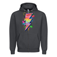 Smoke lightning bolt autism Zipper Hoodie - Zillion Design Studio