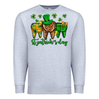 Heather Grey Dentist st. patricks day Premium Sweatshirt - Neo Western